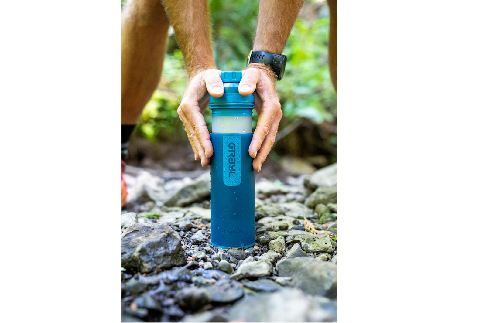 Ultrapress Purifier Bottle - Forest Blue