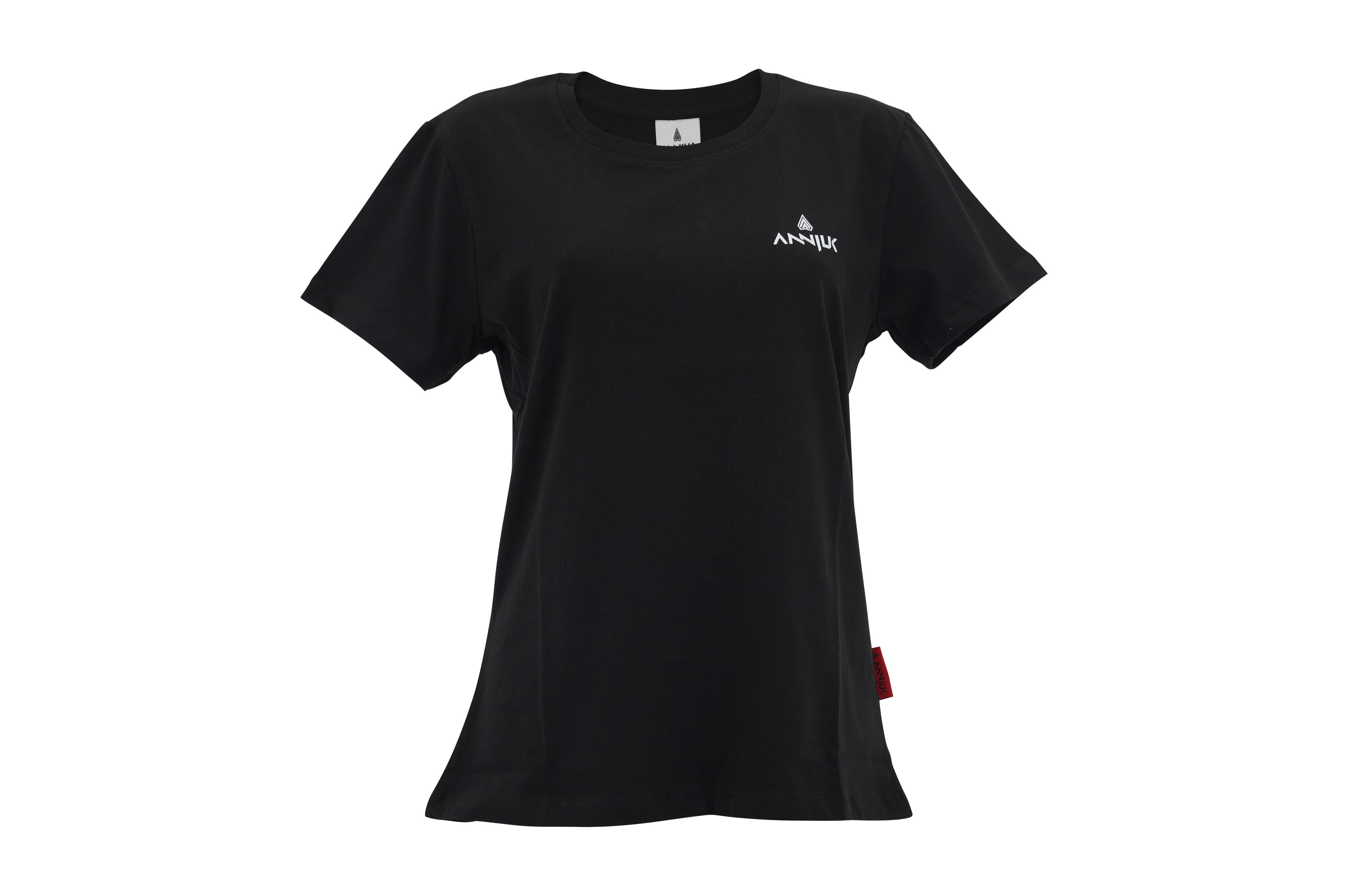 Annjuk T-Shirt Black Logo Small Women