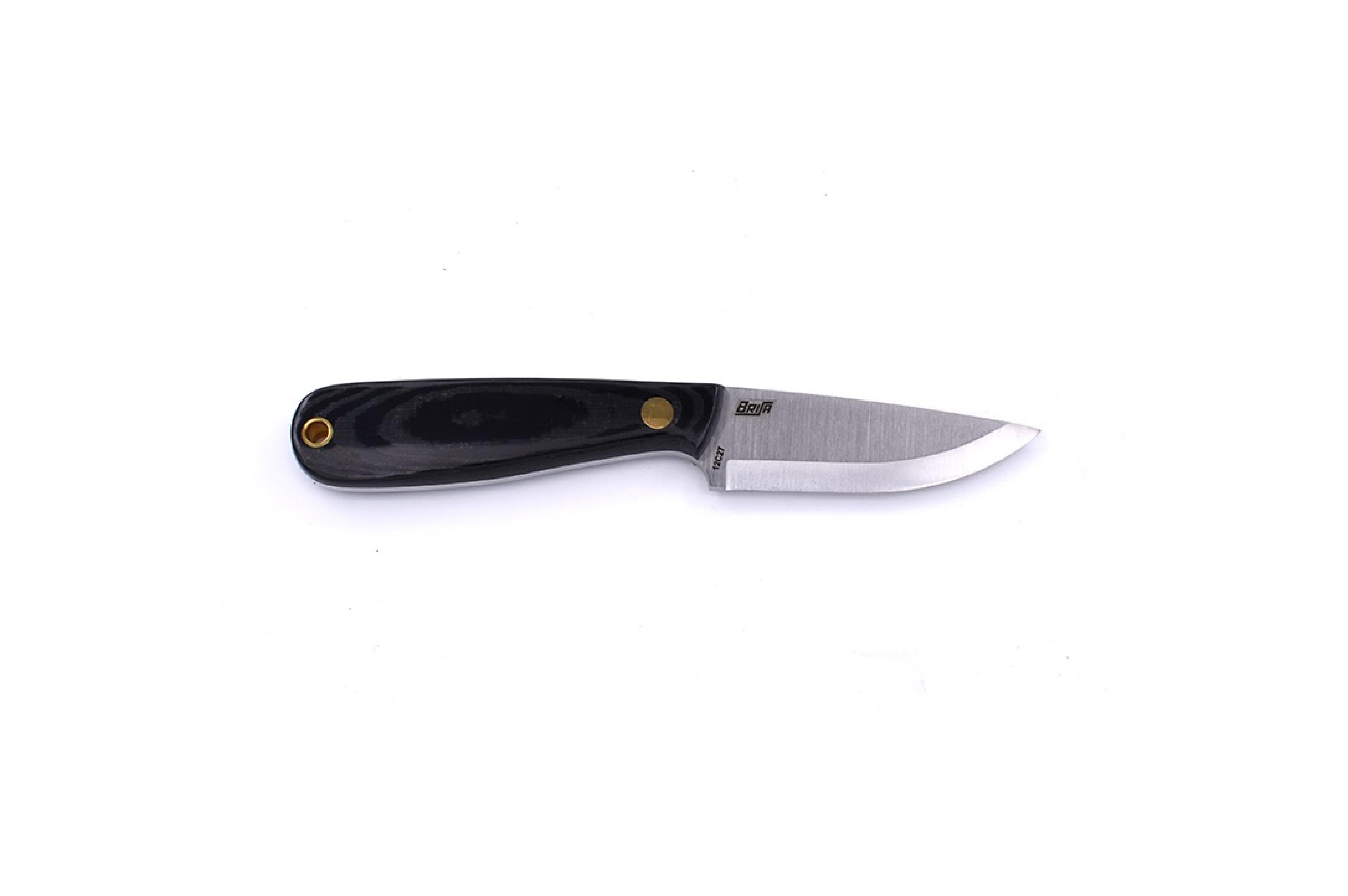 Necker 70 - BlackMicarta - Scandi - Kydex