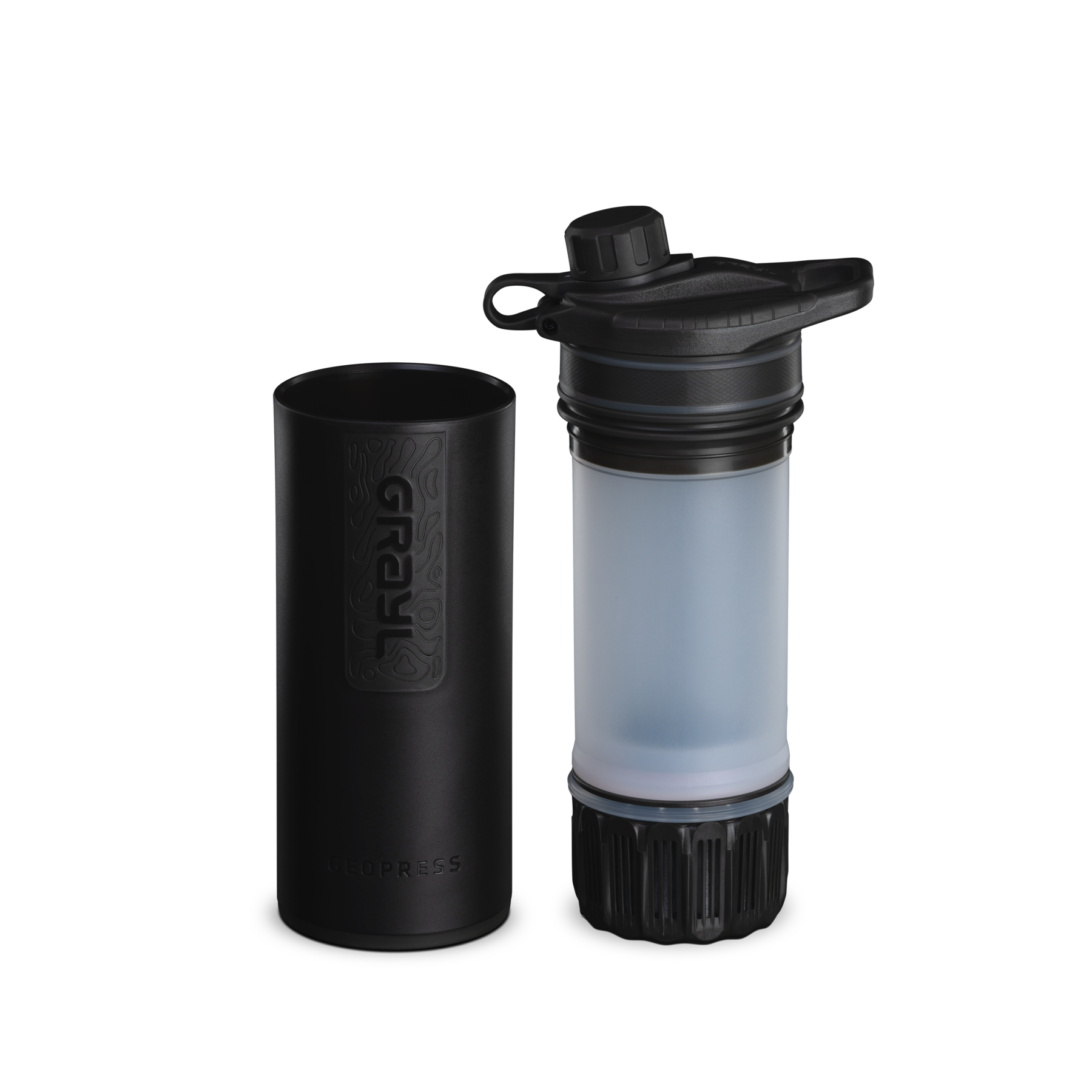 Geopress Purifier Bottle Covert Black