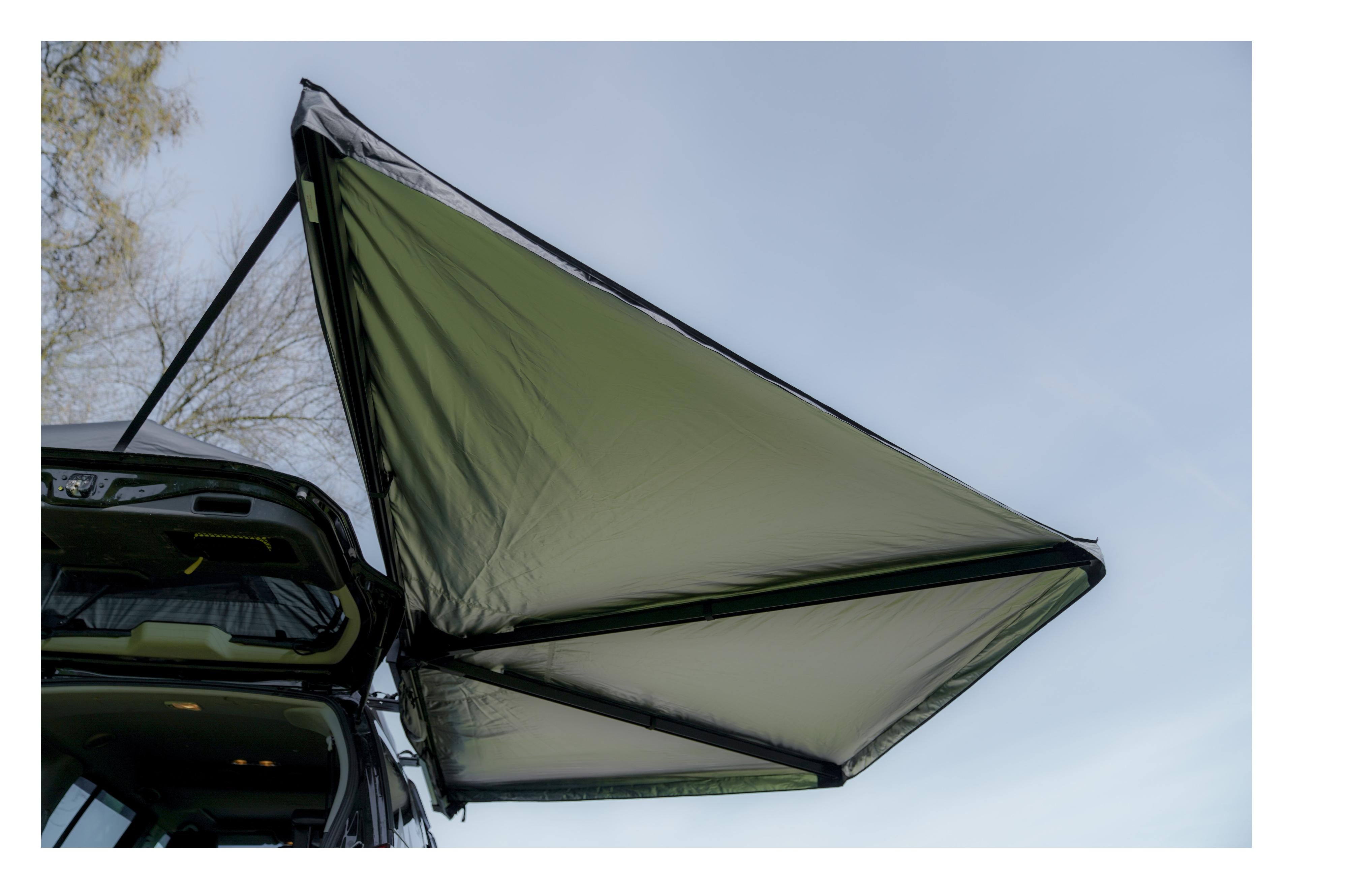 180° Car Awning, Right-Side Mounting